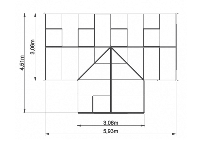 Plan au sol orangerie Sophie ACD