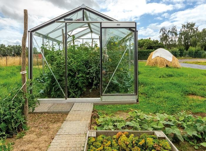 Serre de jardin en verre ACD R204