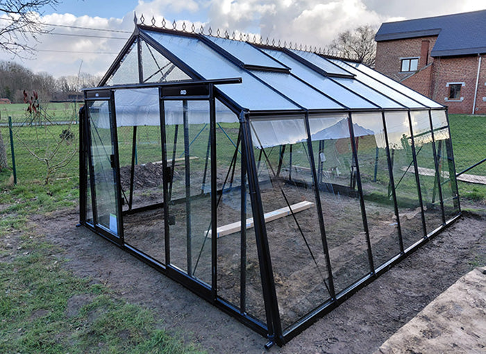 Serre ACD S206H Blackline - 3,80 x 4,45m - 16,91 m²