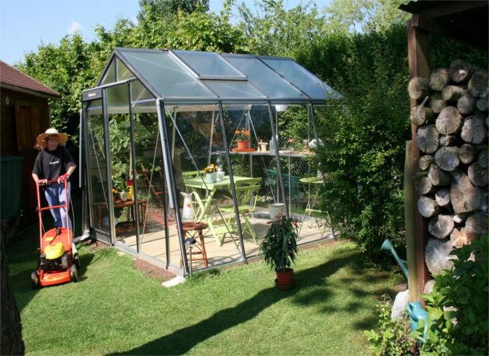 Serre de jardin en verre ACD S104